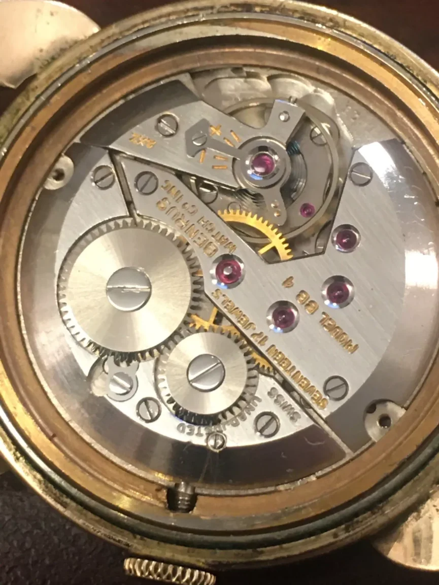 VINTAGE MENS SWISS BENRUS 10 GOLD FILLED WRISTWATCH - STUNNING!!!