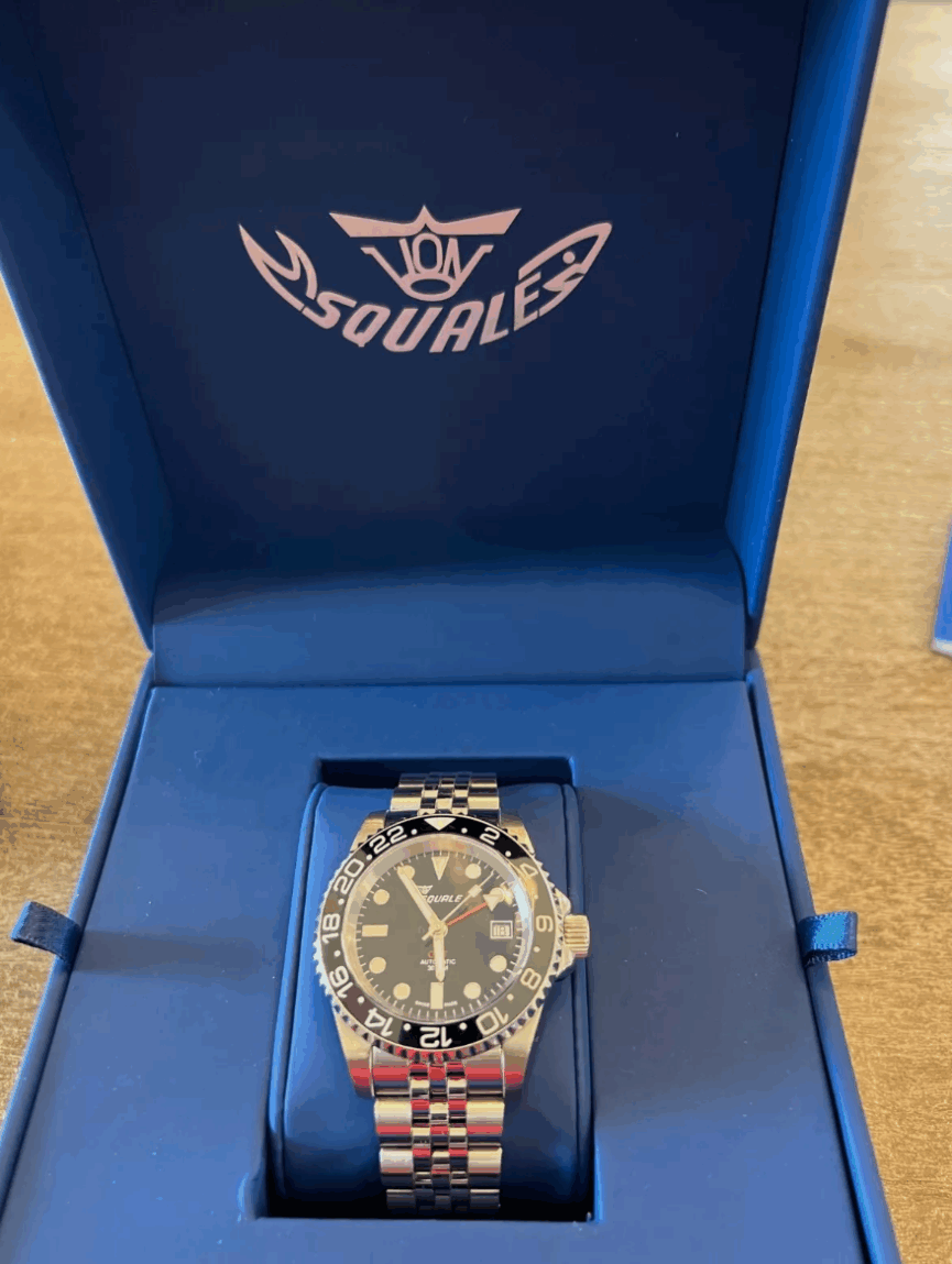 Squale Y1545 GMT 30 Atmos GMT Black 40mm Automatic Wat