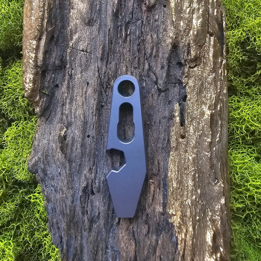 Mini Titanium Keychain Prybar for EDC