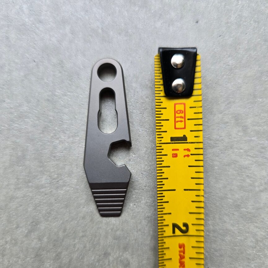 Mini Titanium Keychain Prybar for EDC