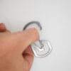 Stainless Steel Keychain Carabine