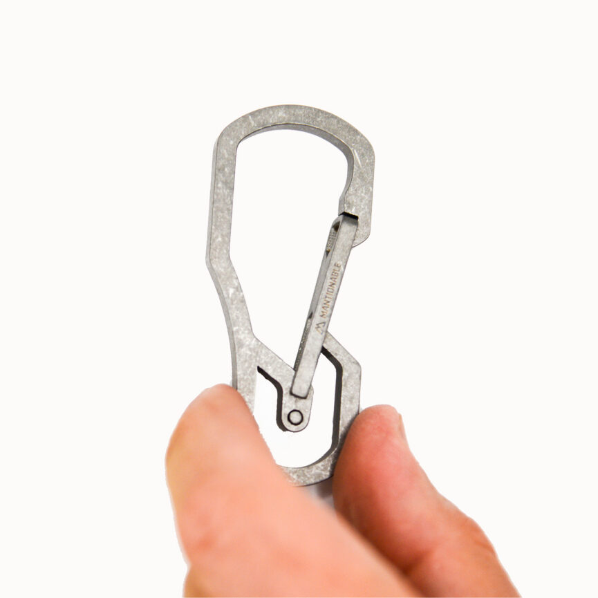 Big Titanium Carabiner for Every Day Carry