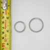 Pair of Titanium Alloy Key Rings