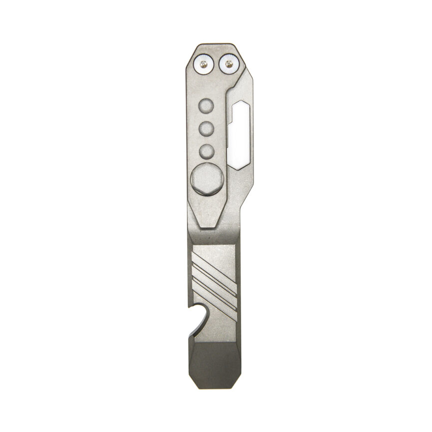Titanium Multitool Prybar in Dark Gray and Sandblasted