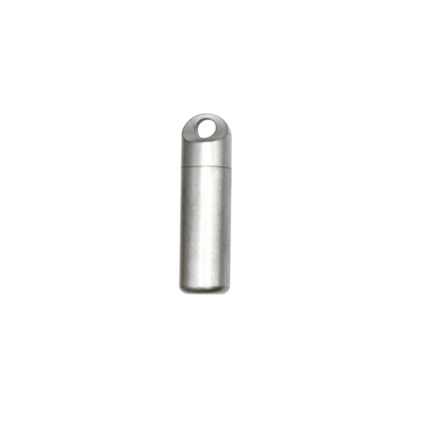 Titanium Keychain Mini Waterproof Container