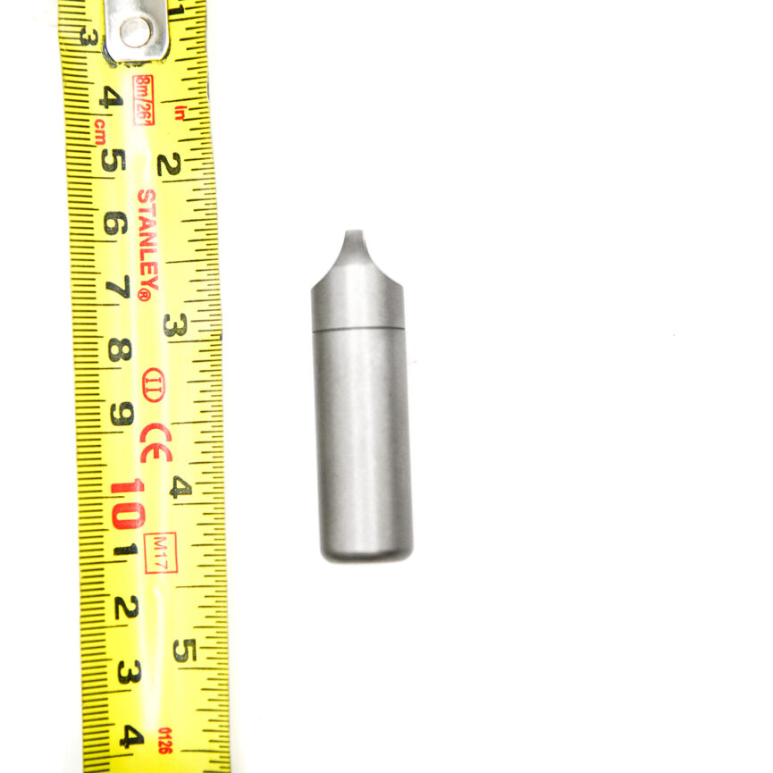Titanium Keychain Mini Waterproof Container
