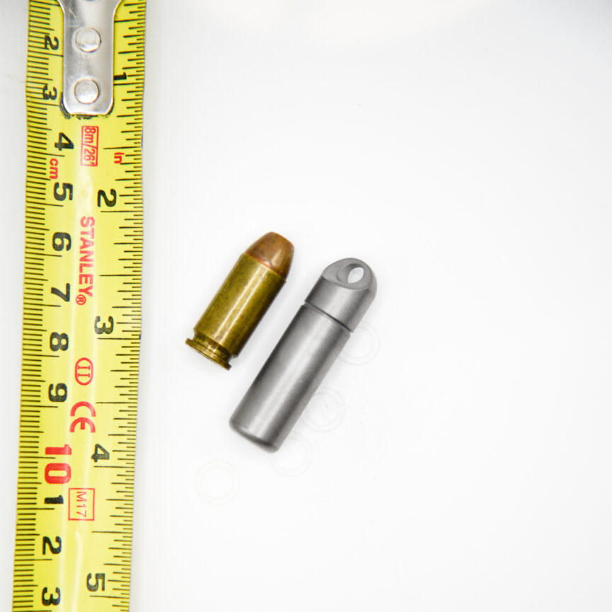 Titanium Keychain Mini Waterproof Container
