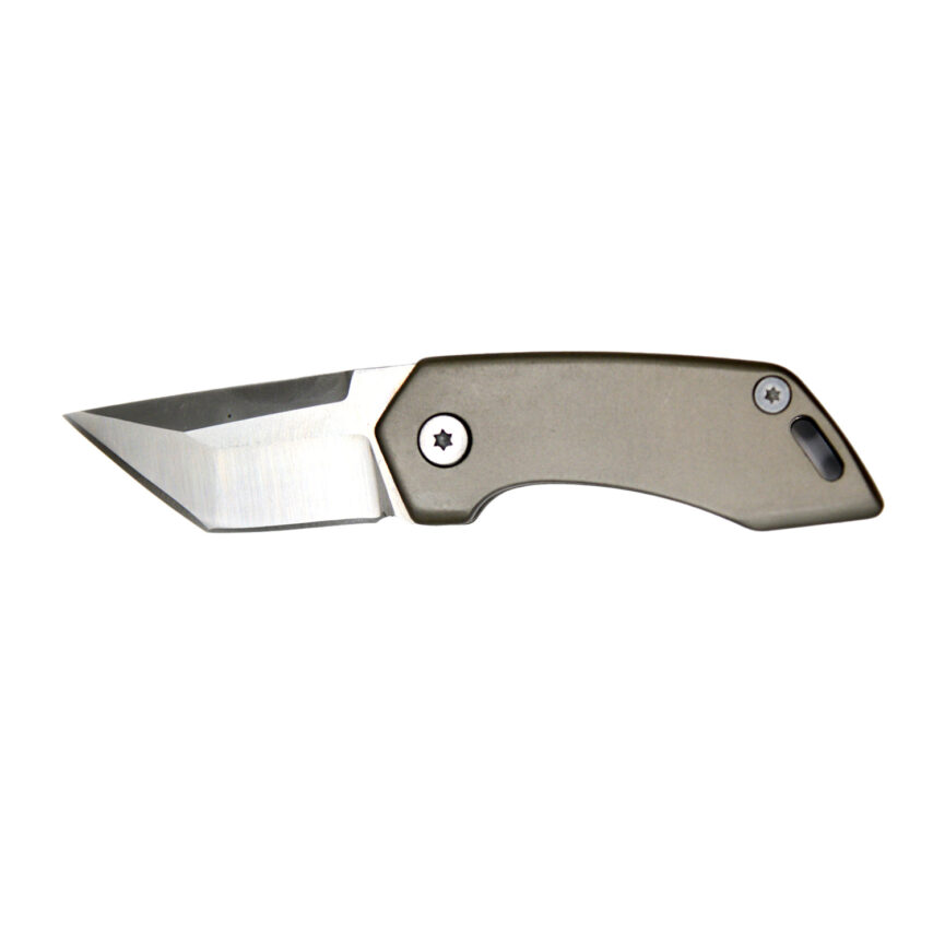 Mini Keychain Titanium Folding Knife D2 Blade
