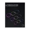 Titanium Alloy Key Ring (Set of 3)
