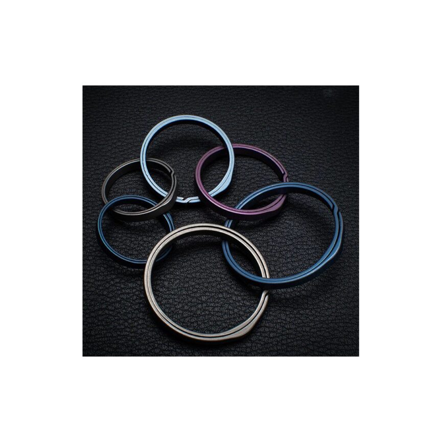 Titanium Alloy Key Ring (Set of 3)