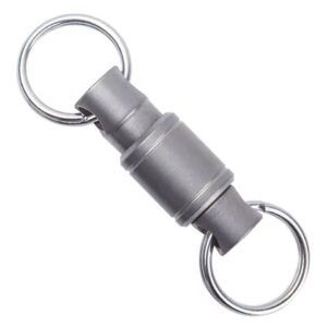 Titanium Alloy Detachable Keychain Key Holder (Plain)