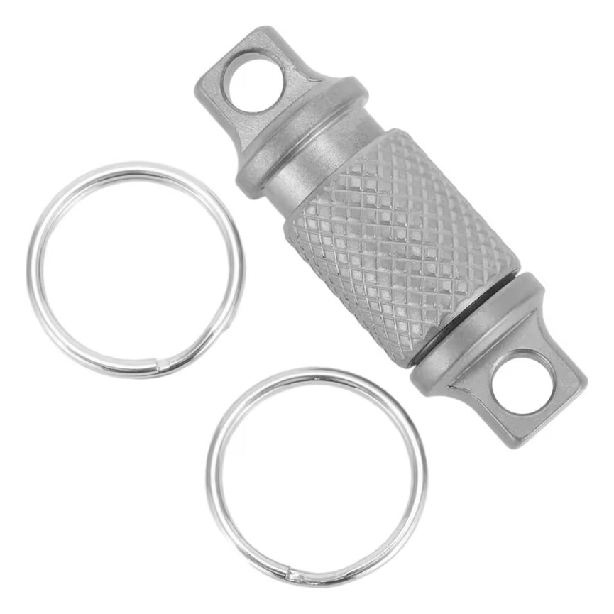 Titanium Alloy Detachable Keychain Key Holder