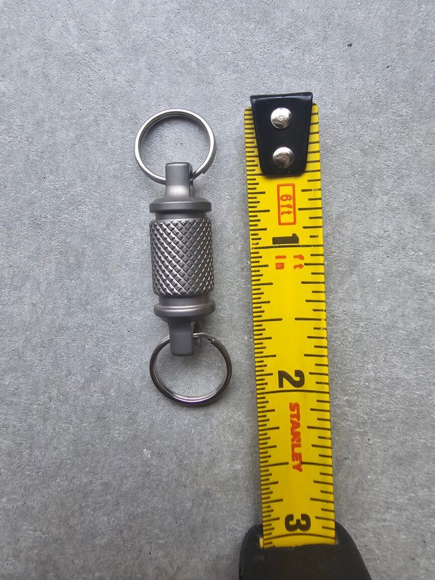 Titanium Alloy Detachable Keychain Key Holder