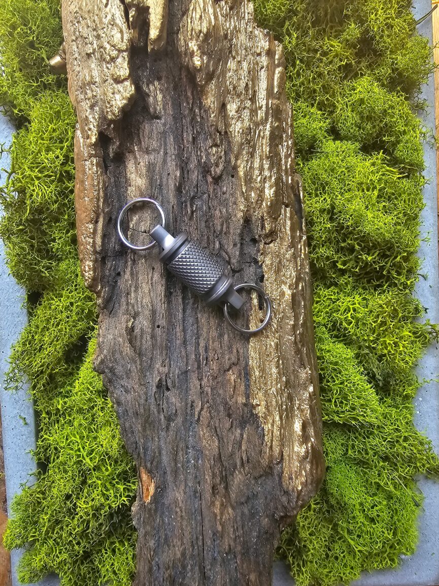 Titanium Alloy Detachable Keychain Key Holder