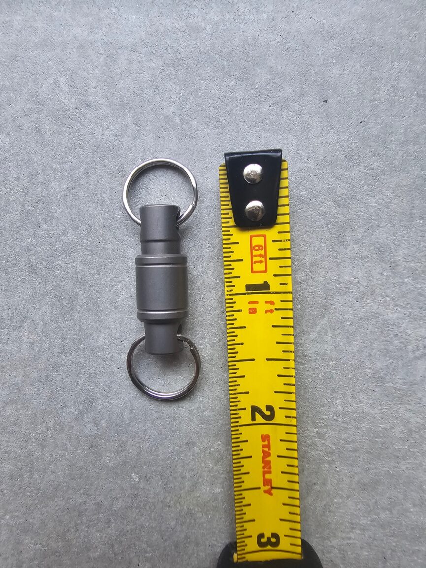 Titanium Alloy Detachable Keychain Key Holder (Plain)