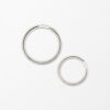 Pair of Titanium Alloy Key Rings