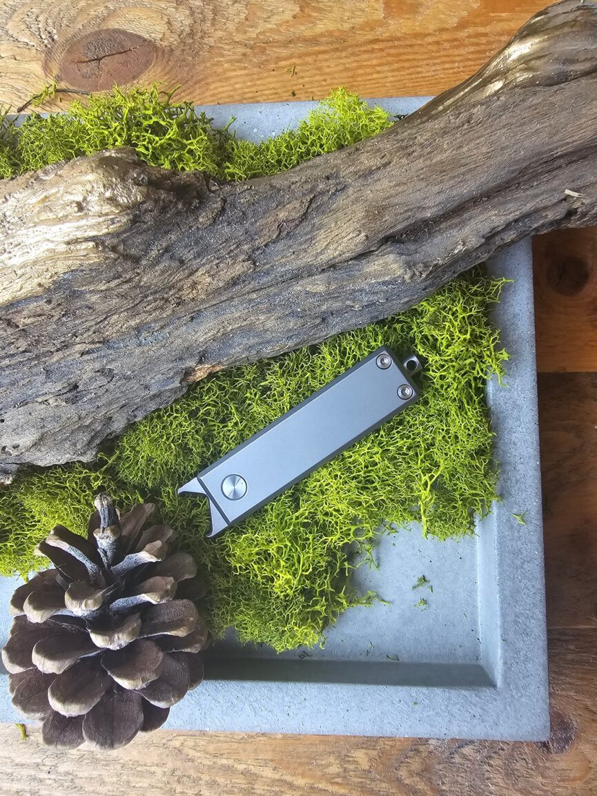 Titanium Mini Razor S35VN Outdoor EDC