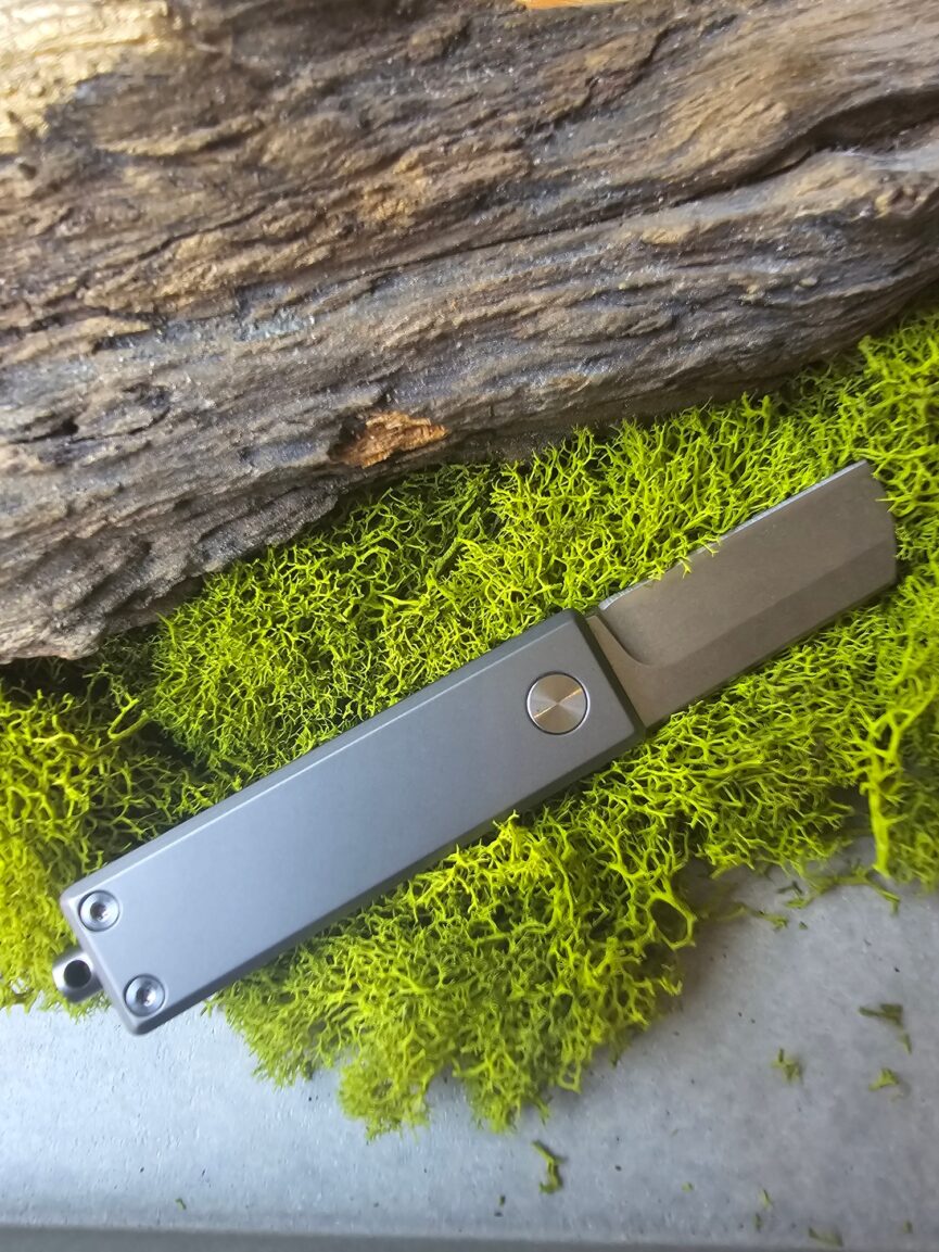 Titanium Mini Razor S35VN Outdoor EDC