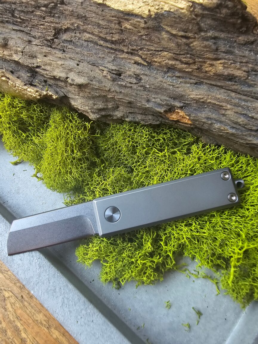 Titanium Mini Razor S35VN Outdoor EDC