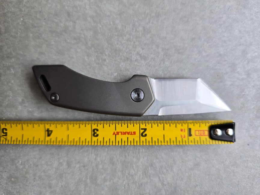 Mini Keychain Titanium Folding Knife D2 Blade