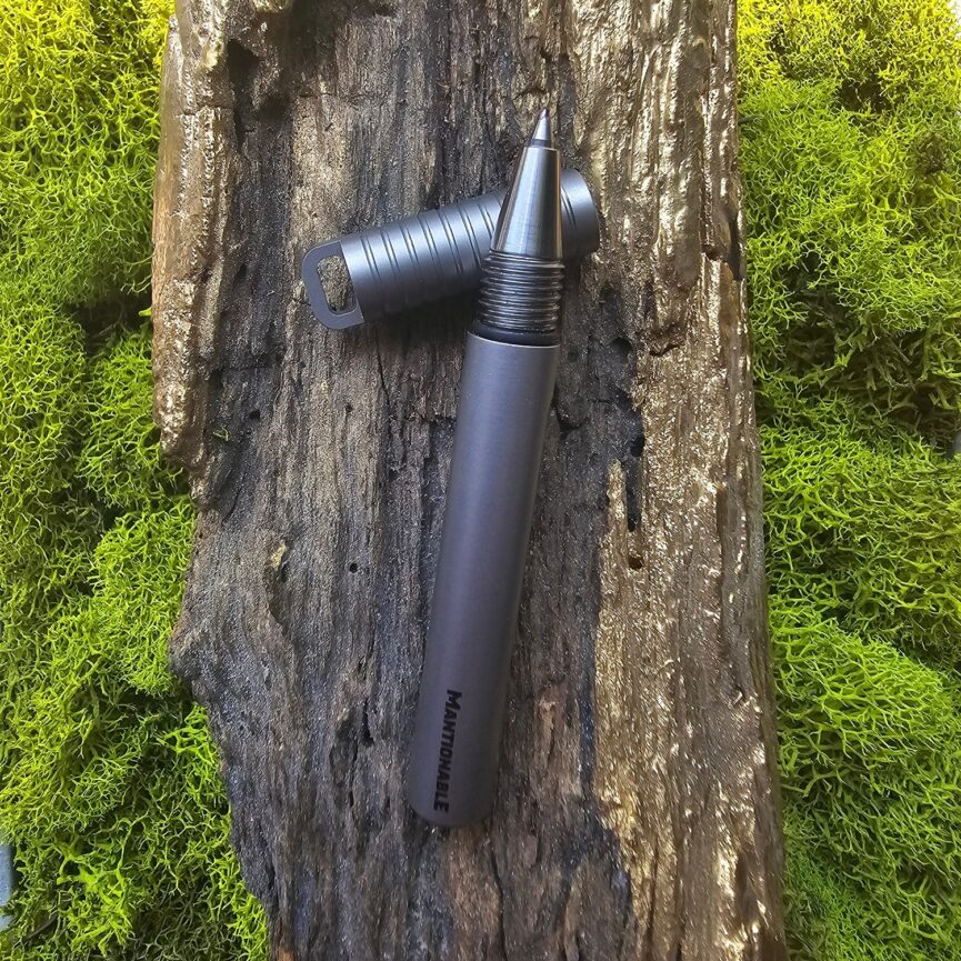 TC4 Titanium Alloy Short Mini Tactical Ball Pen