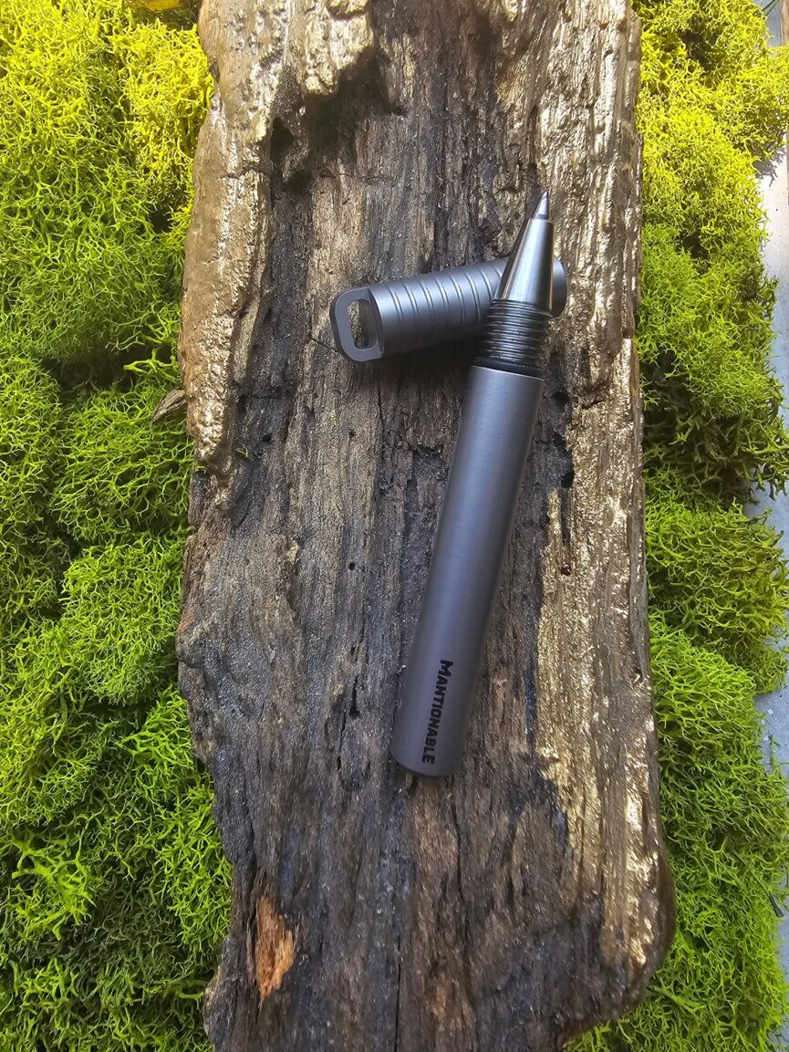 TC4 Titanium Alloy Short Mini Tactical Ball Pen