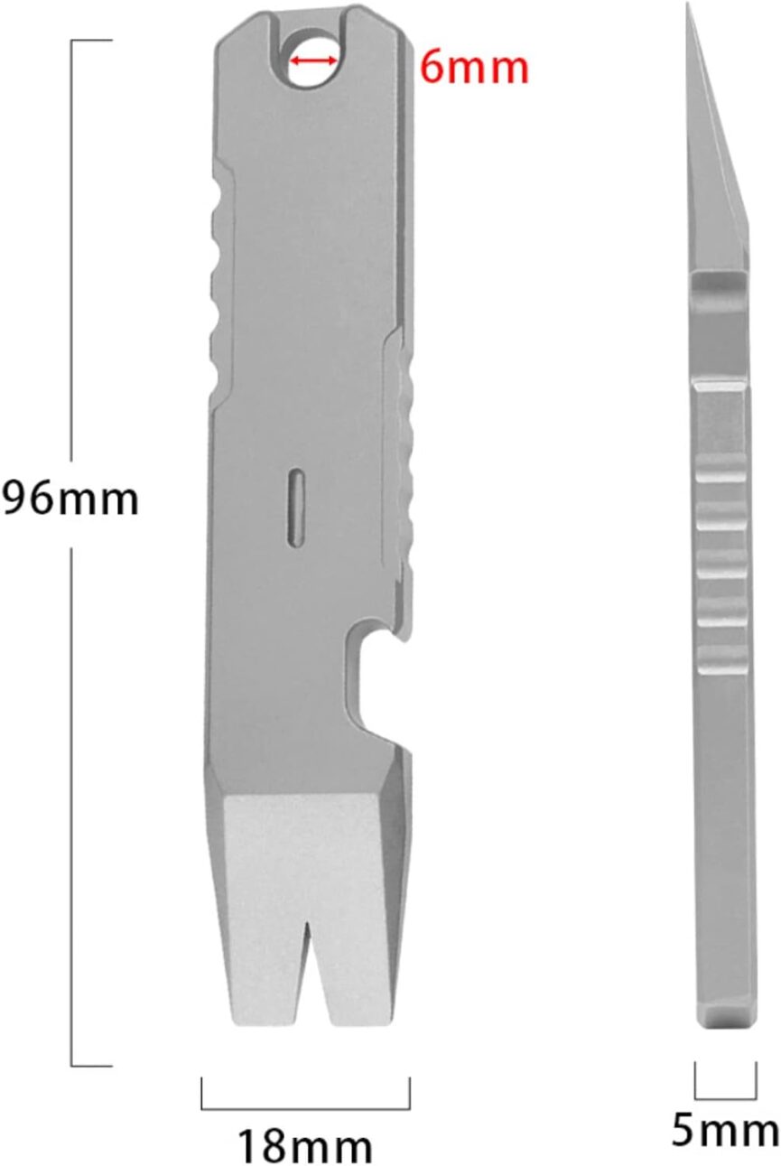 Titanium Prybar + Bottleopener