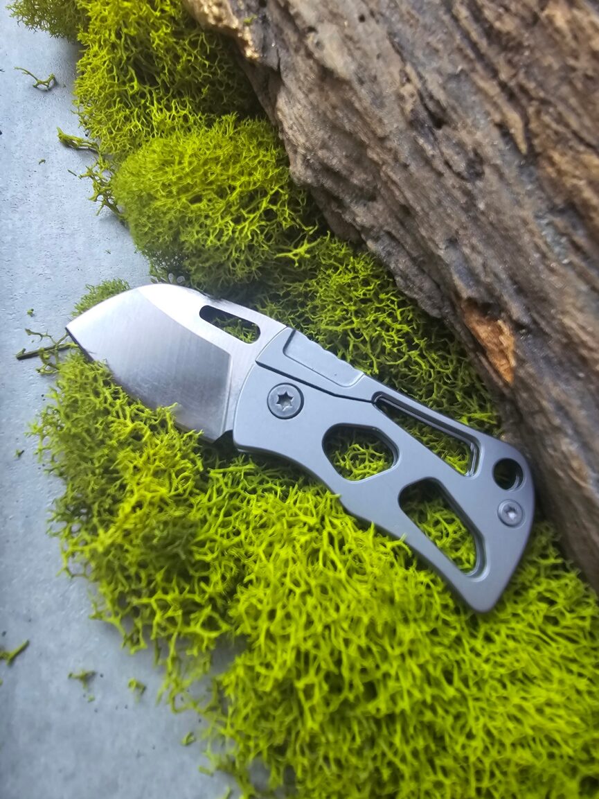 High Hardness D2 Handle Folding Knife Stainless Steel Mini EDC Pocket Knife