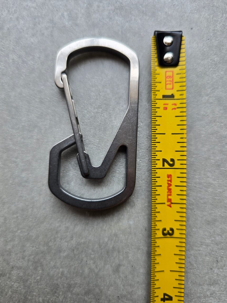 Stainless Steel Keychain Carabine