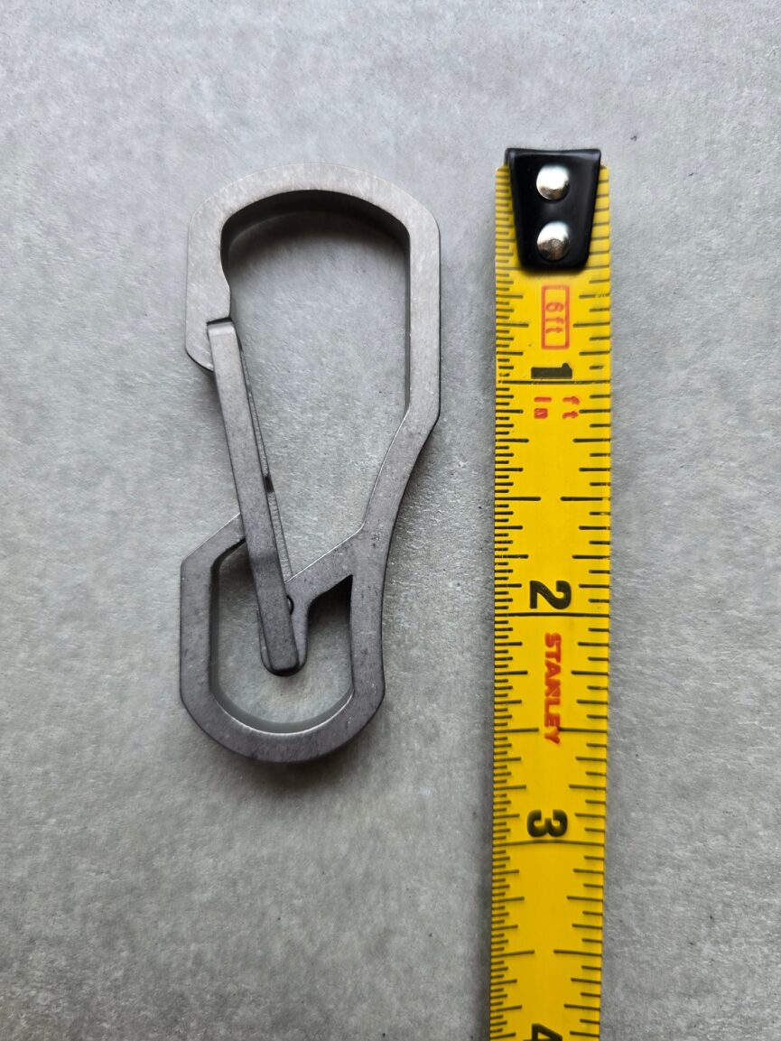 Big Titanium Carabiner for Every Day Carry