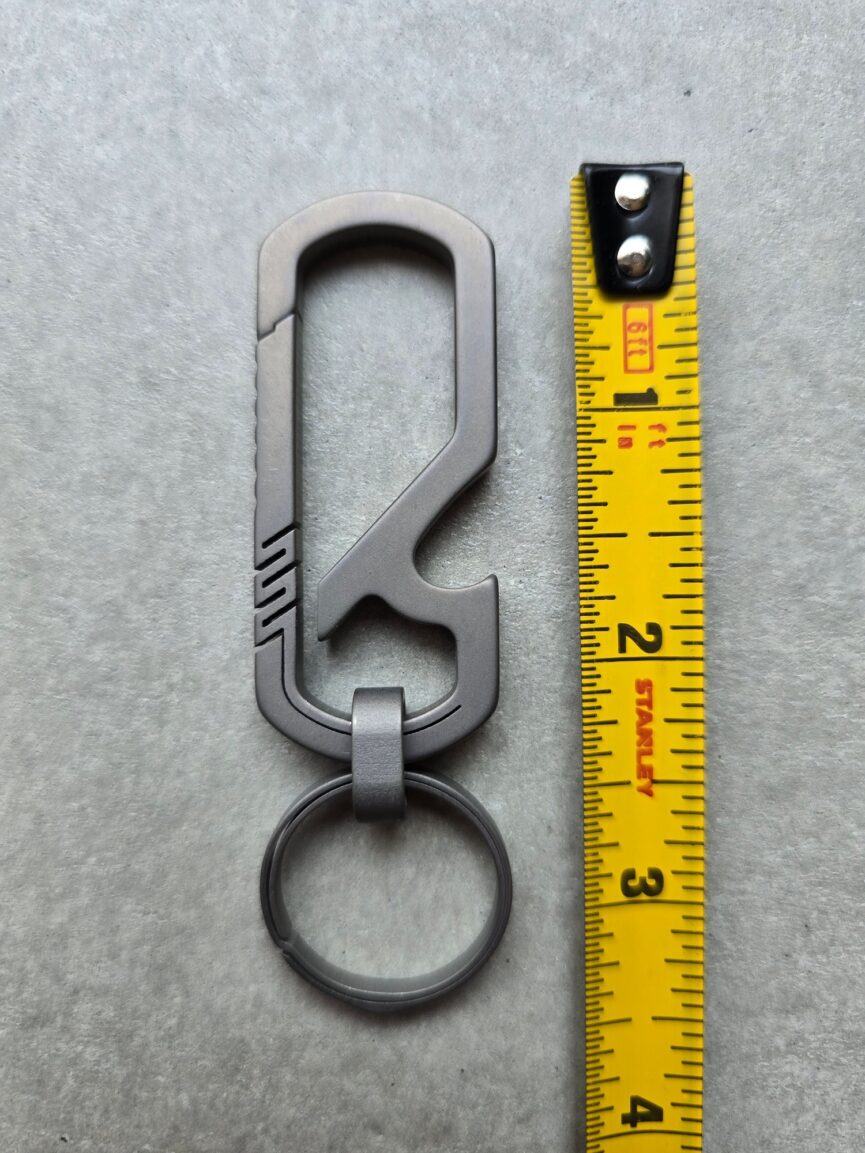Titanium Alloy Keychain Carabiner