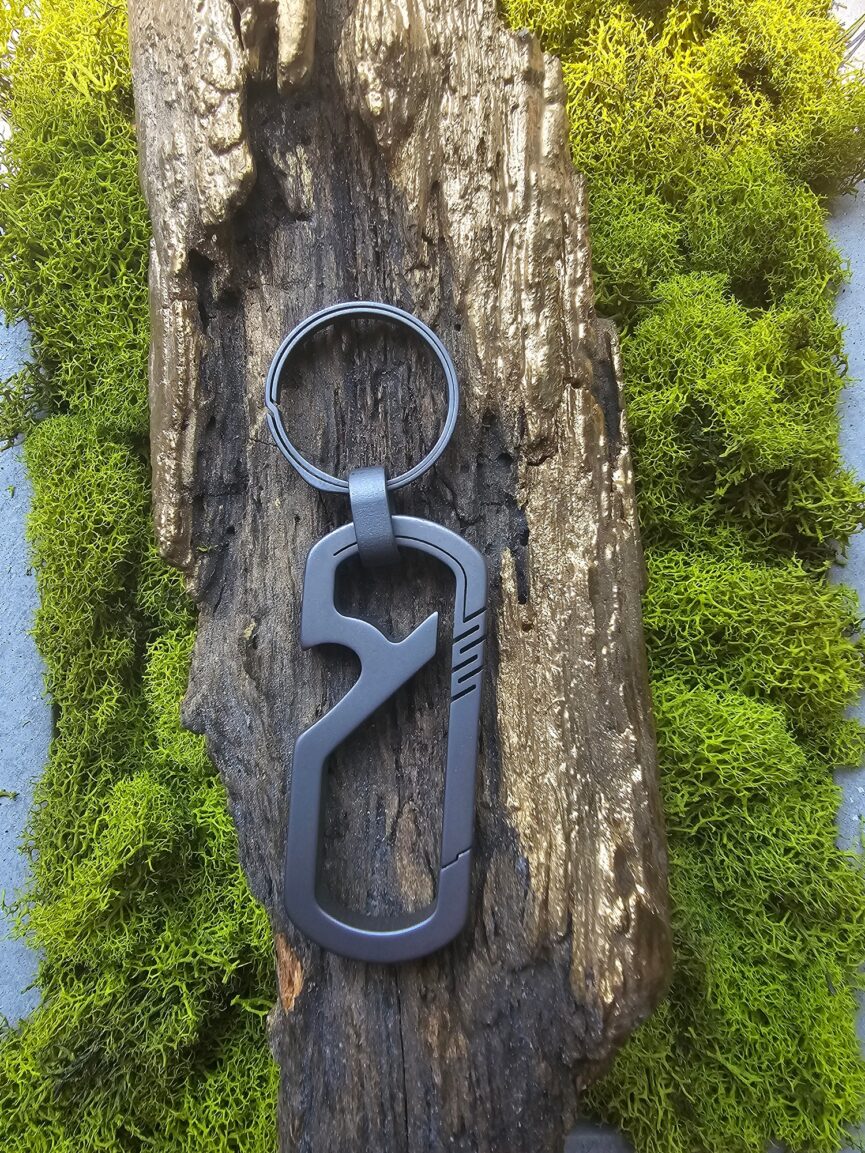 Titanium Alloy Keychain Carabiner