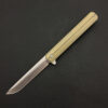 Folding SlimEdge Knife with Titanium Handle and D2 Blade