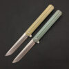 Folding SlimEdge Knife with Titanium Handle and D2 Blade