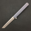 Folding SlimEdge Knife with Titanium Handle and D2 Blade
