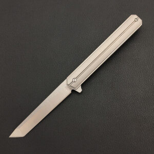 Folding SlimEdge Knife with Titanium Handle and D2 Blade