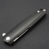 Black Folding Knife with Titanium Handle