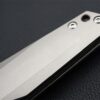Black Folding Knife with Titanium Handle