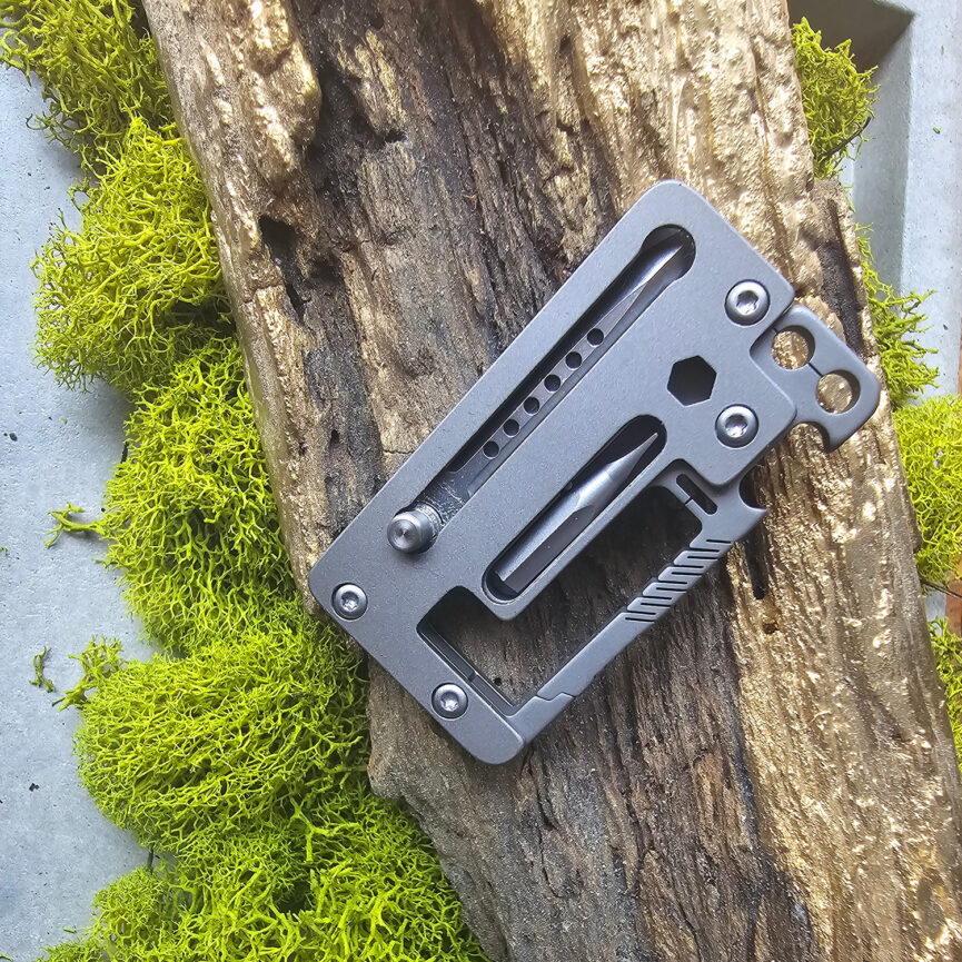 Titanium EDC Multitool and Screwdriver + Wrench