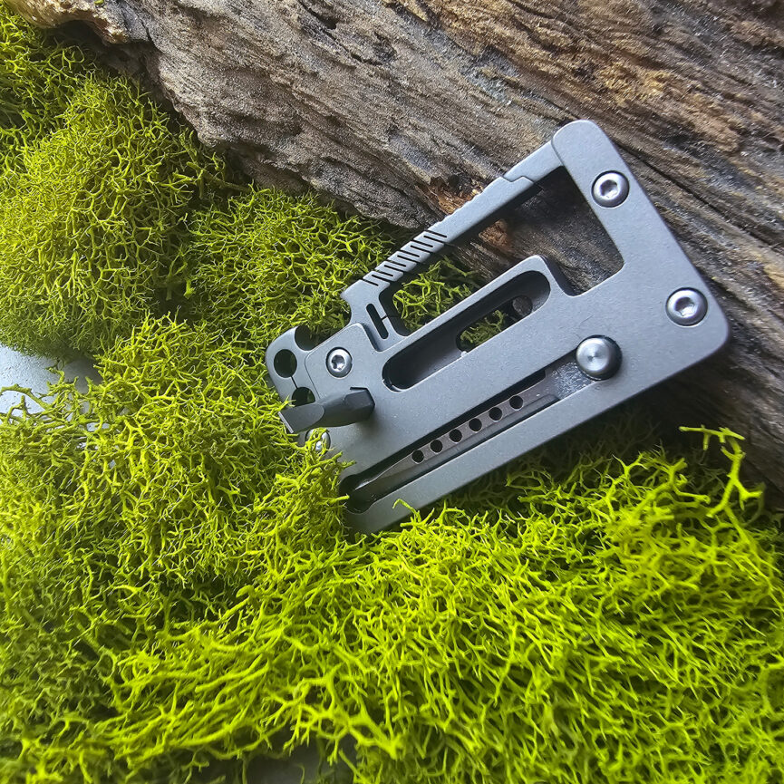 Titanium EDC Multitool and Screwdriver + Wrench