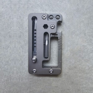Titanium EDC Multitool and Screwdriver + Wrench
