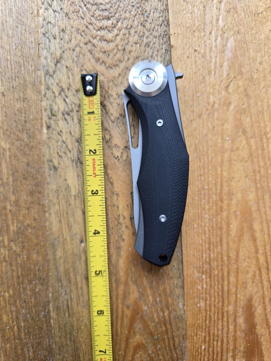 Heavy Knife With Stainless Steel Blade + Garolyth G10 Handle