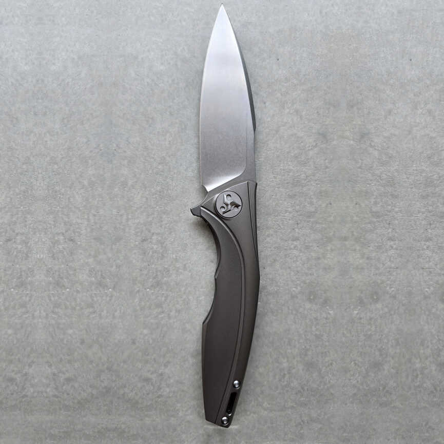 Folding Titanium Alloy Knife with D2 Blade