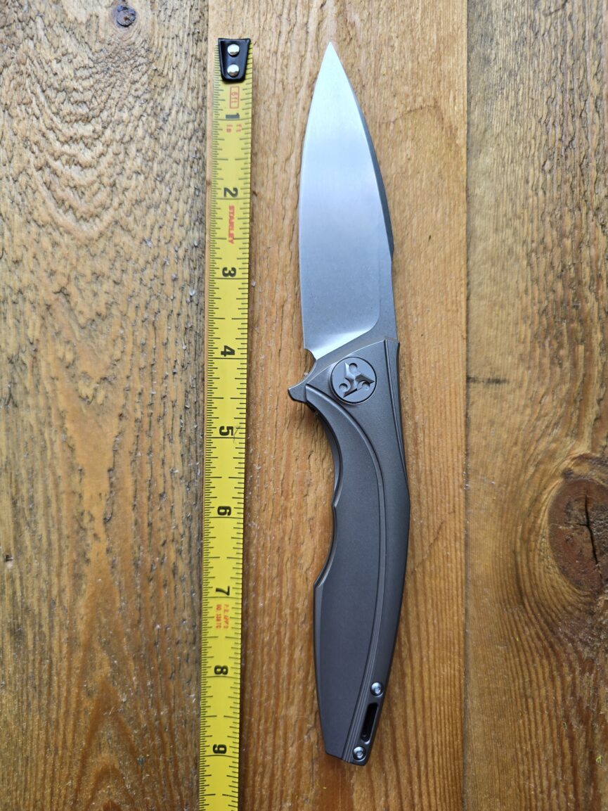 Folding Titanium Alloy Knife with D2 Blade