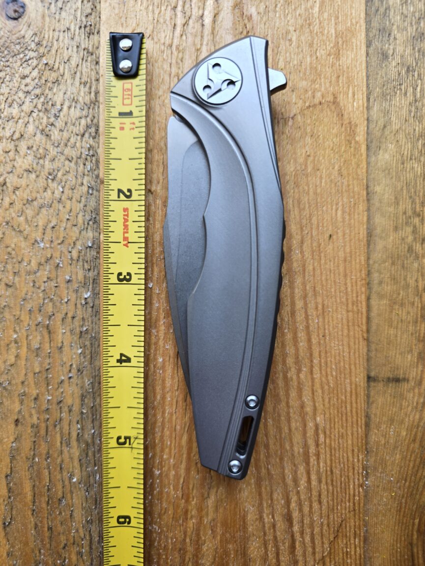 Folding Titanium Alloy Knife with D2 Blade