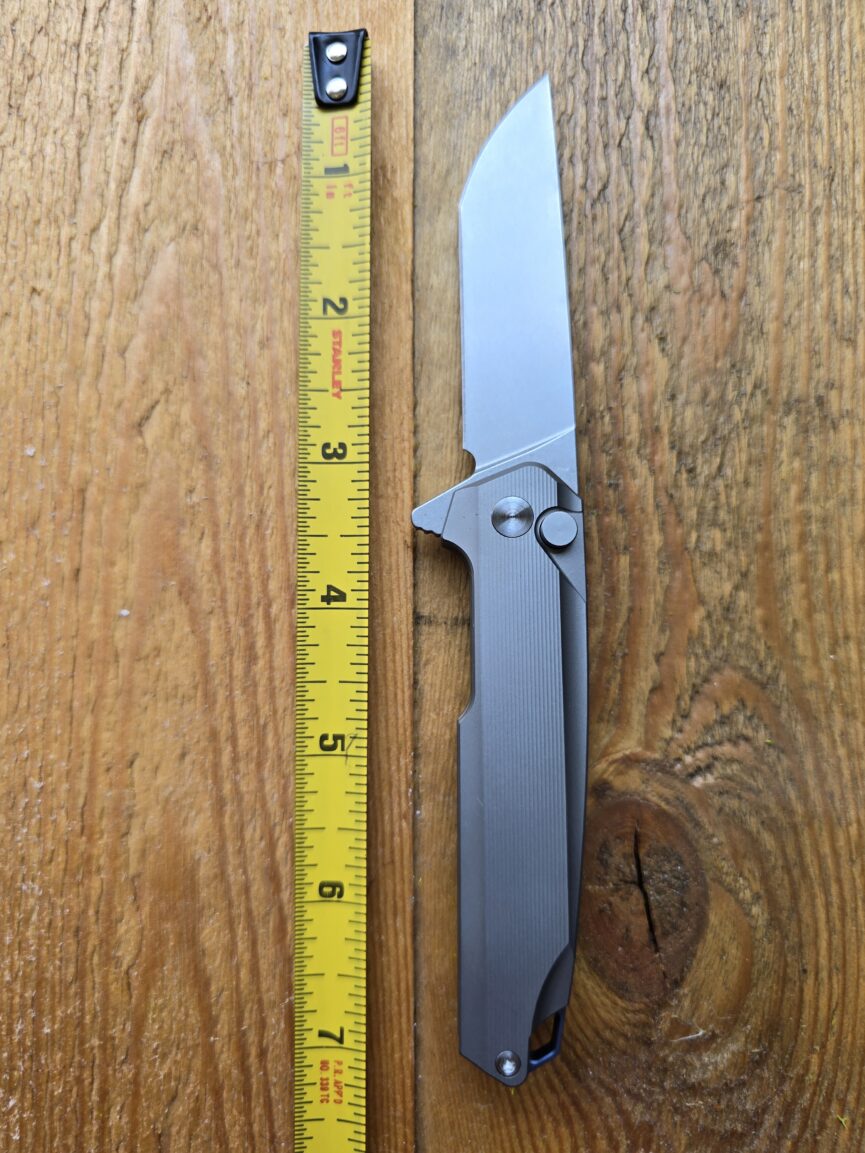 Ghost Titanium Folding Knife with 14C28N Blade