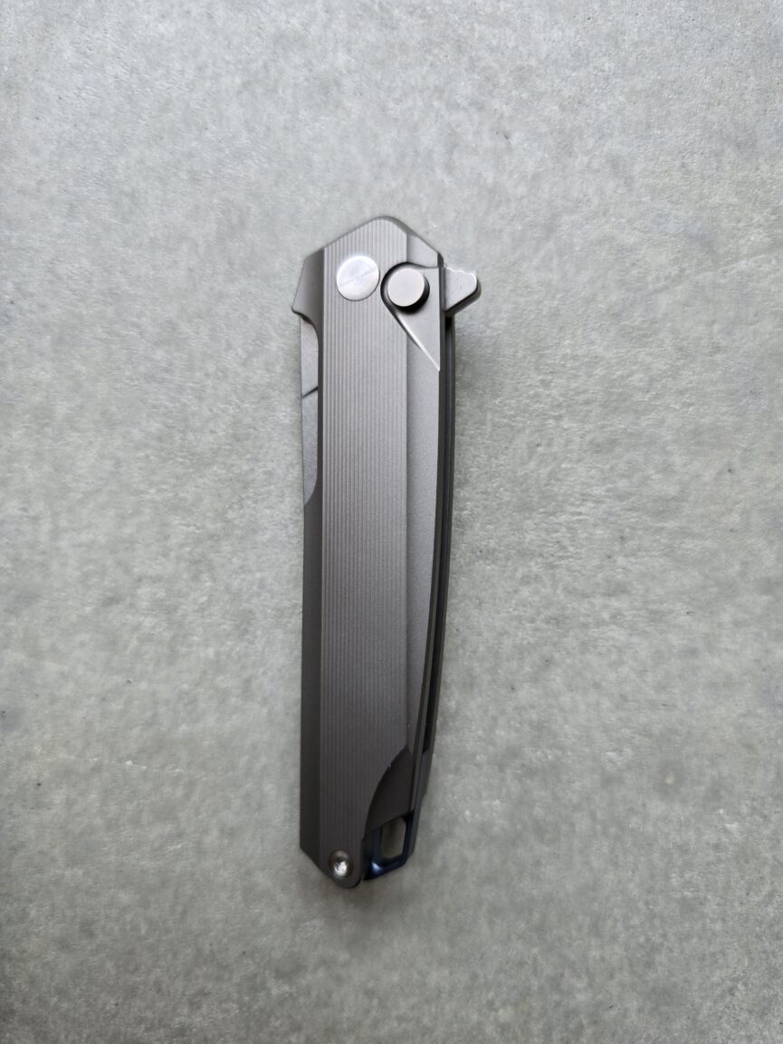 Ghost Titanium Folding Knife with 14C28N Blade