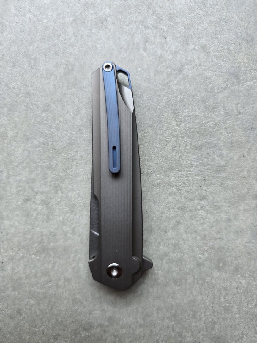 Ghost Titanium Folding Knife with 14C28N Blade