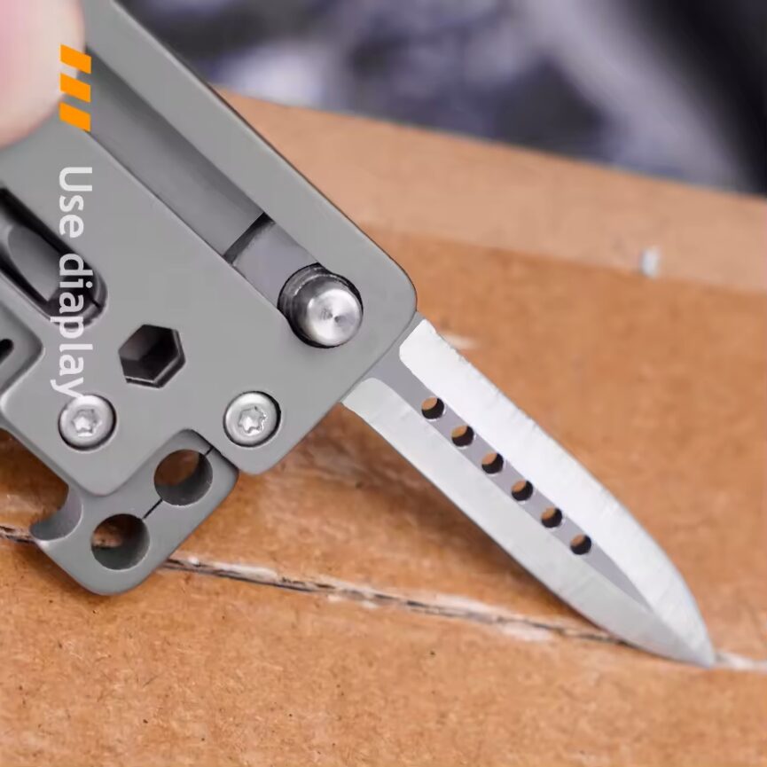Titanium EDC Multitool and Screwdriver + Wrench