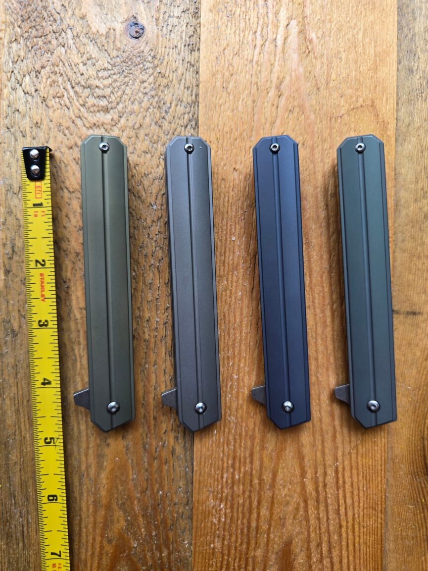 Folding SlimEdge Knife with Titanium Handle and D2 Blade